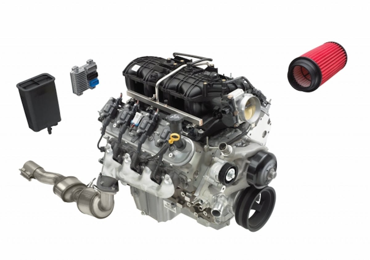 This OEM 5.3 package includes all of the emissions gear and external accessories - great for replacing the engine in s truck that's worn out the original.