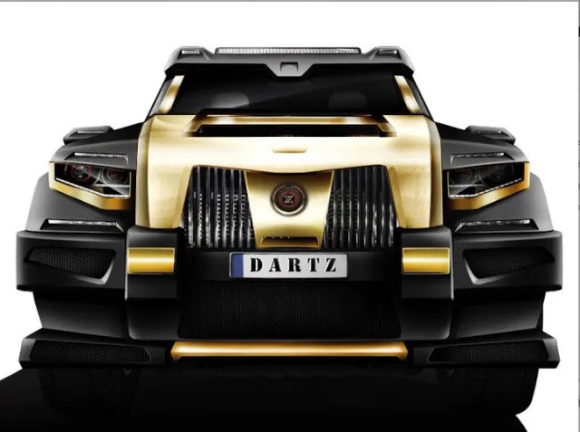 All that glitters is included in the Dartz Black Snake SUV.