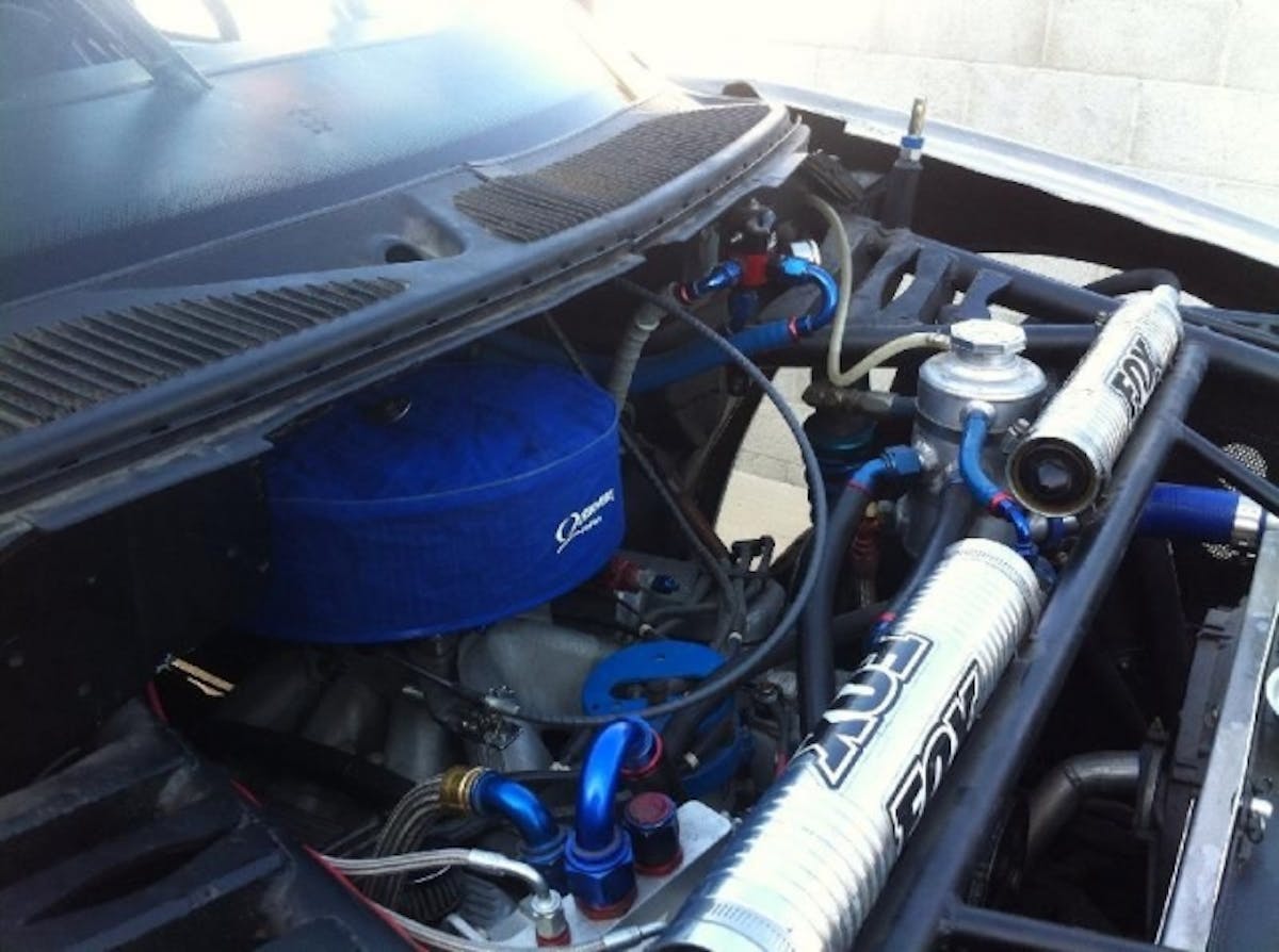 The 800 horsepower Nextel Cup motor.