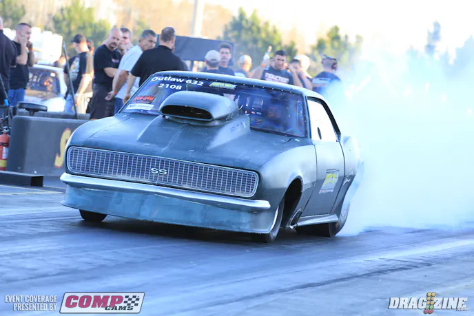 James Hovarth has been an early participant in the growing OL 632 class with his 68 Camaro. His 4.716 at 148 was good for fourth.