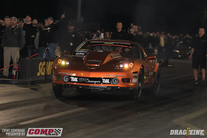 Mark Carlyle was able to make the call for round one laying a down 4.57 at 152 over Jayson Tyson.