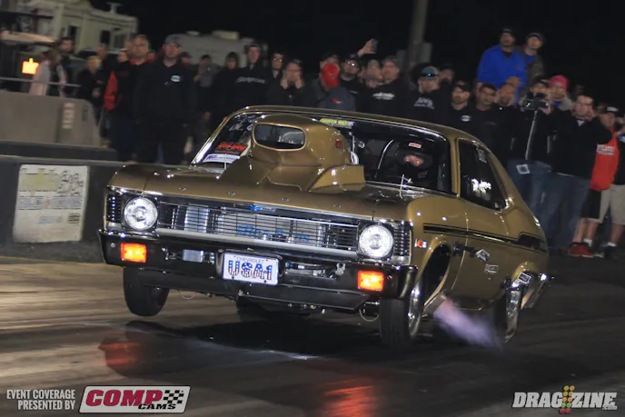 Rob Briscoe was close behind with a 4.522 at 160 MPH. 