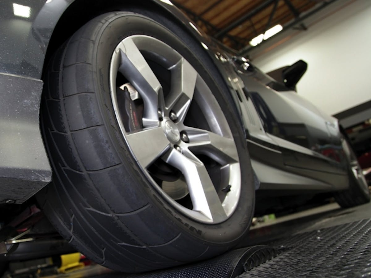 Proper competition tires, like our Nitto drag radials, play a huge role in cutting low elapsed times.