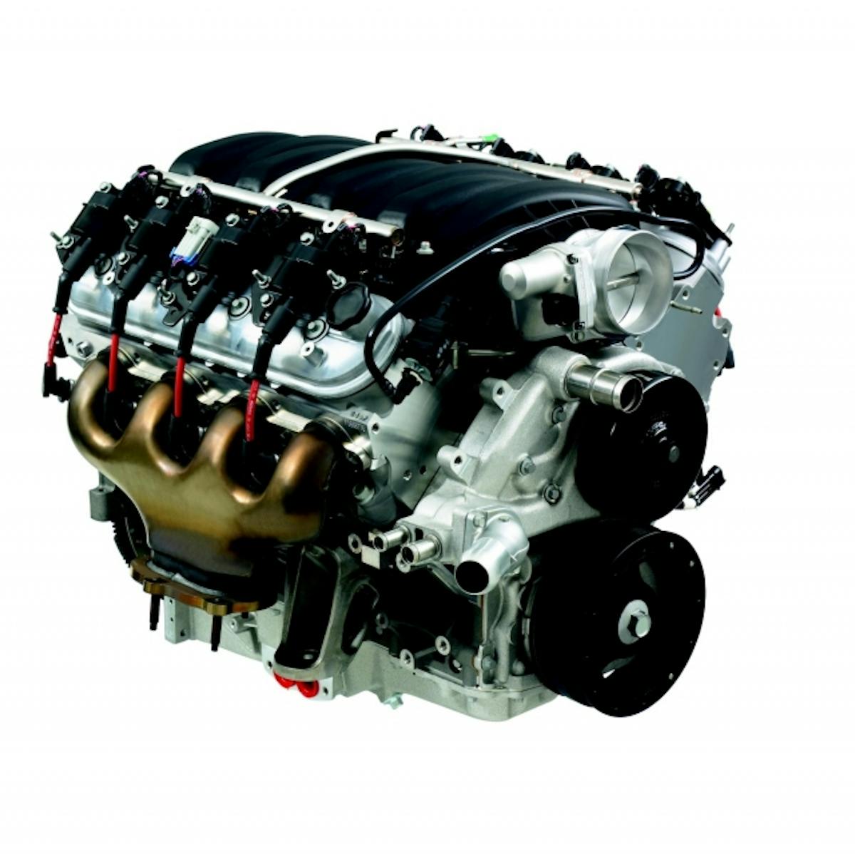 Seven liters of LS goodness in the form of the dry-sump LS7 Corvette engine. Where else can you find a crate engine with titanium connecting rods?