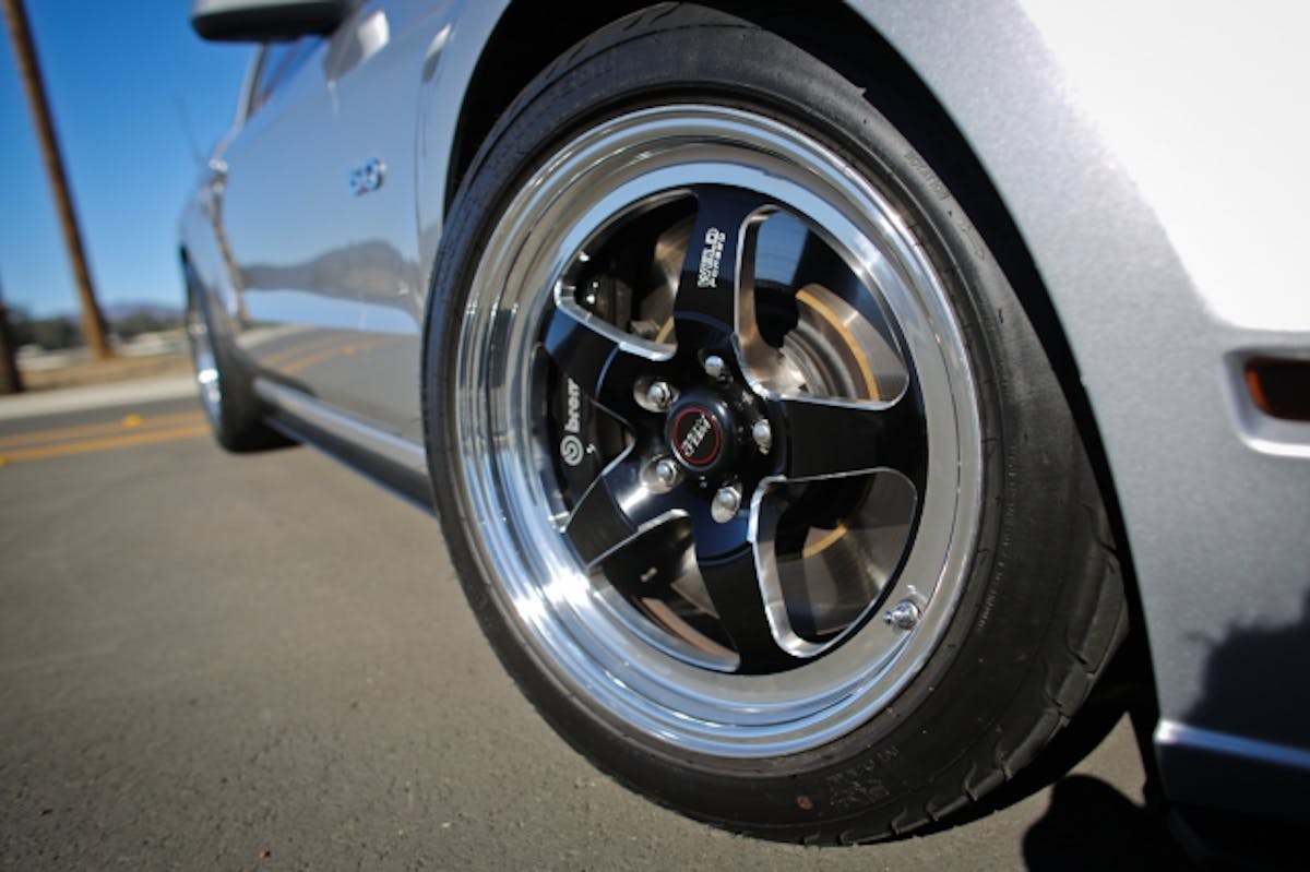 We swapped a sweet set of Weld Racing's S71 wheels onto the Silver Bullet with a pair of Nitto