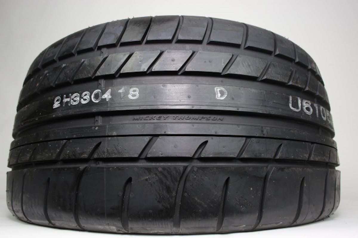 MIckey Thompson's Street Comp UHP tires can be purchased straight from AmericanMuscle as part of your wheel and tire package. We've used them previously with great success.