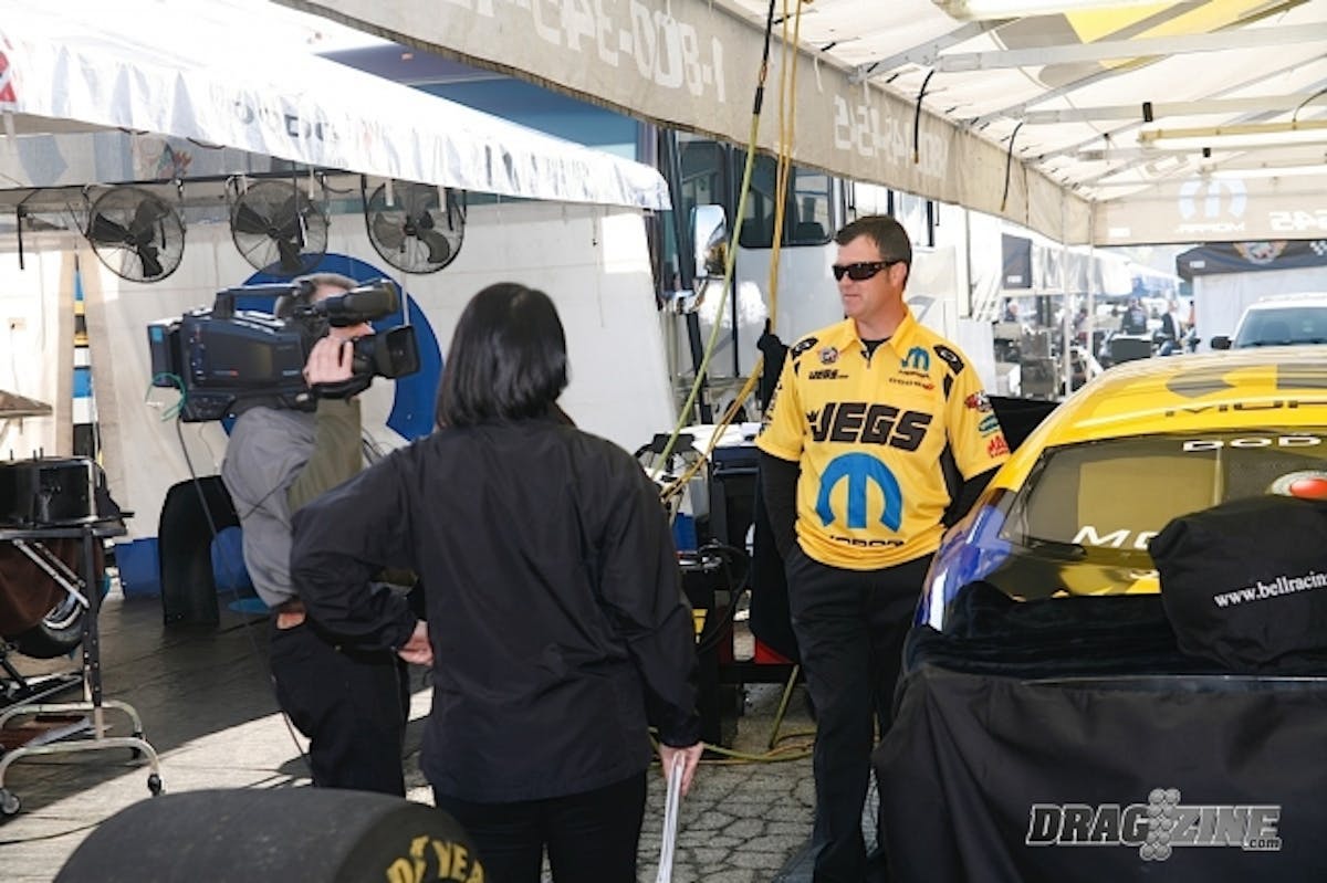 2013 Pro Stock Champion Jeg Coughlin Jr. looks to repeat, starting this weekend at Pomona, but going into Saturday's qualifying sessions he's behind Allen Johnson and Vincent Nobile by a few hundredths. Will the screaming yellow Jeg's Chevy pick it up today? 