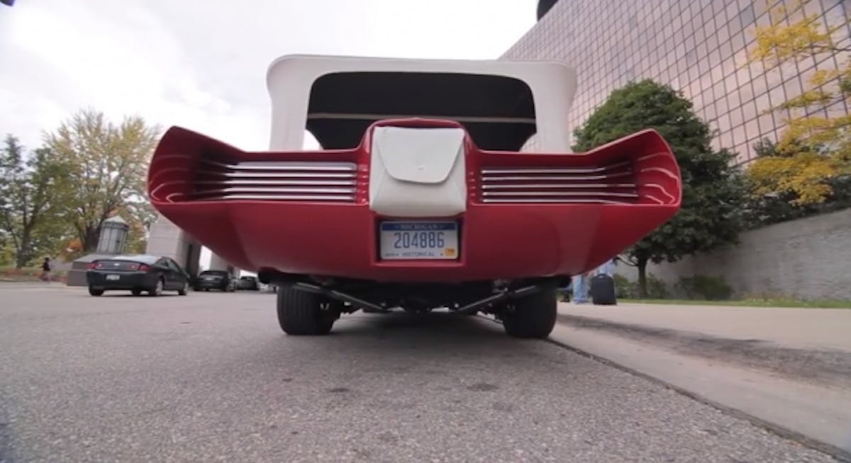 Touring car top & a parachute in back were also Monkeemobile styling cues.