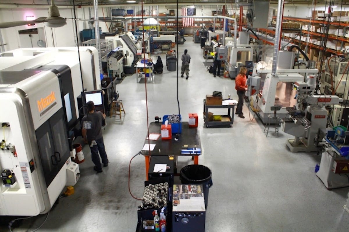 An overview of the CNC room - this is an impressive facility, folks.