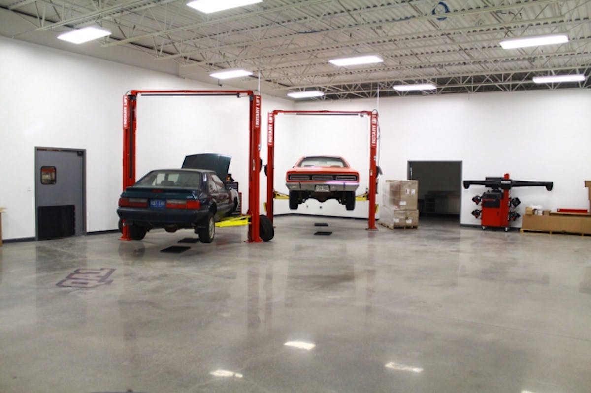 The soon-to-be-completed R&D area where fitment and function will be tested.