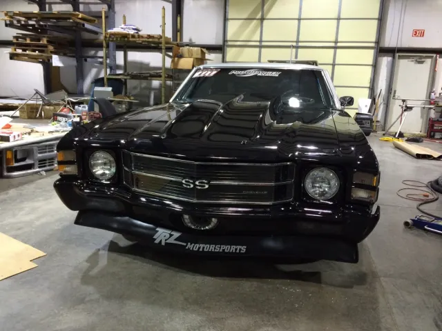 A custom lexan grill was built for this Chevelle to help direct air into the F2 Procharger.