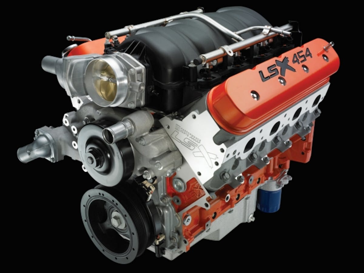 The LSX454 can put the legendary 454 cubic inches of displacement back under the hood of your Chevelle or El Camino - but do so with modern technology and performance.