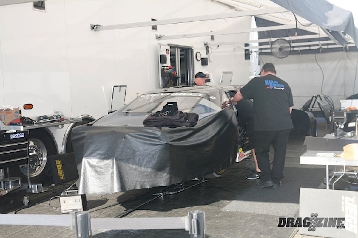 Mike Edwards Edwards, the 2009 Pro Stock world champion, sold his Pro Stock operation to Chris McGaha this past offseason. The McGaha crew was just getting started when we first roamed the pits this weekend.