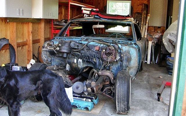 The Unfinished 1967 GTO. Hopefully it will be on the road again soon.