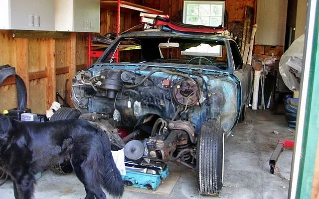 The Unfinished 1967 GTO. Hopefully it will be on the road again soon.
