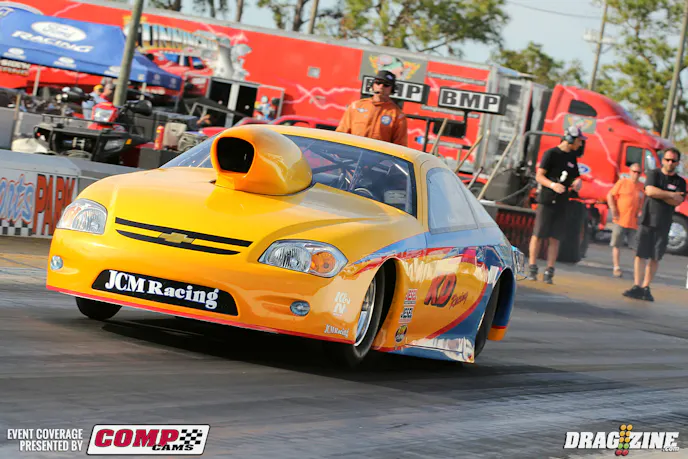 Kenny Delco has some updates to his Jerry Haas built car for 2014 with John Cerbone on the clutch and chassis adjustments with power from Frank Iaconio. This is the first session for the team this year after running four or five races in 2013. Delco plans to run NHRA events on the east coast for 2014 and looks forward to competing with more power from the new engine combo. There were just running short hits to start off and will work on getting to the eighth after things come around on the short times. 