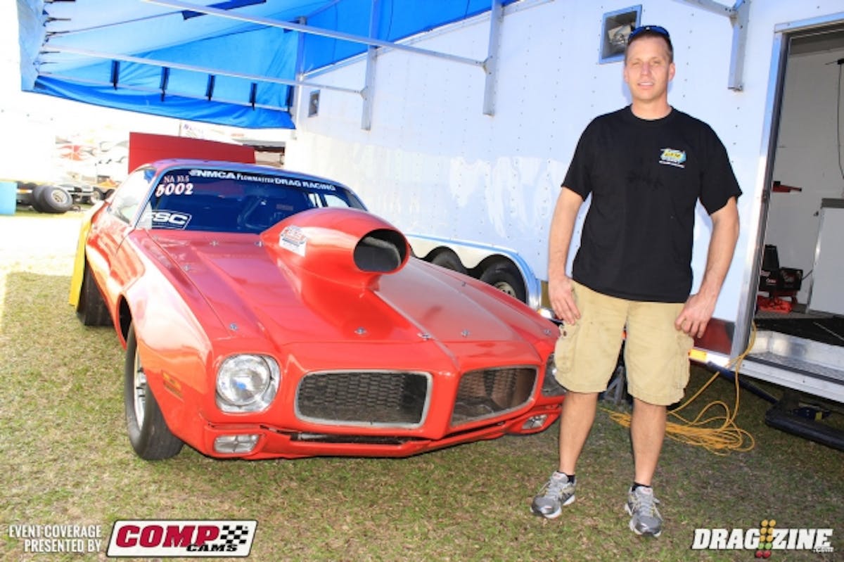 Dwight Ausmus runs this 1972 Firebird in N/A 10.5 and is yet another racer that was unable to test in the off season due to the terrible weather up north. He has some new shocks and springs on the car and will be making the first runs on the car since the Indy finals. He runs a 558 from BES basically carried over from 2013.