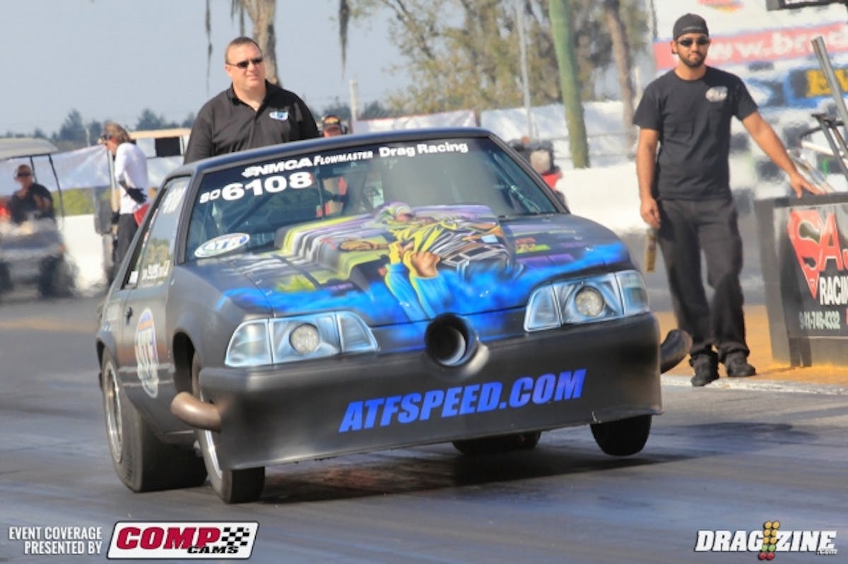 Sean Ashe was way ahead of the pack in Stainless Works Street Outlaw running a 7.40 at 188. The team is making a converter change looking to get back on track for Saturdays session and into the low sevens.