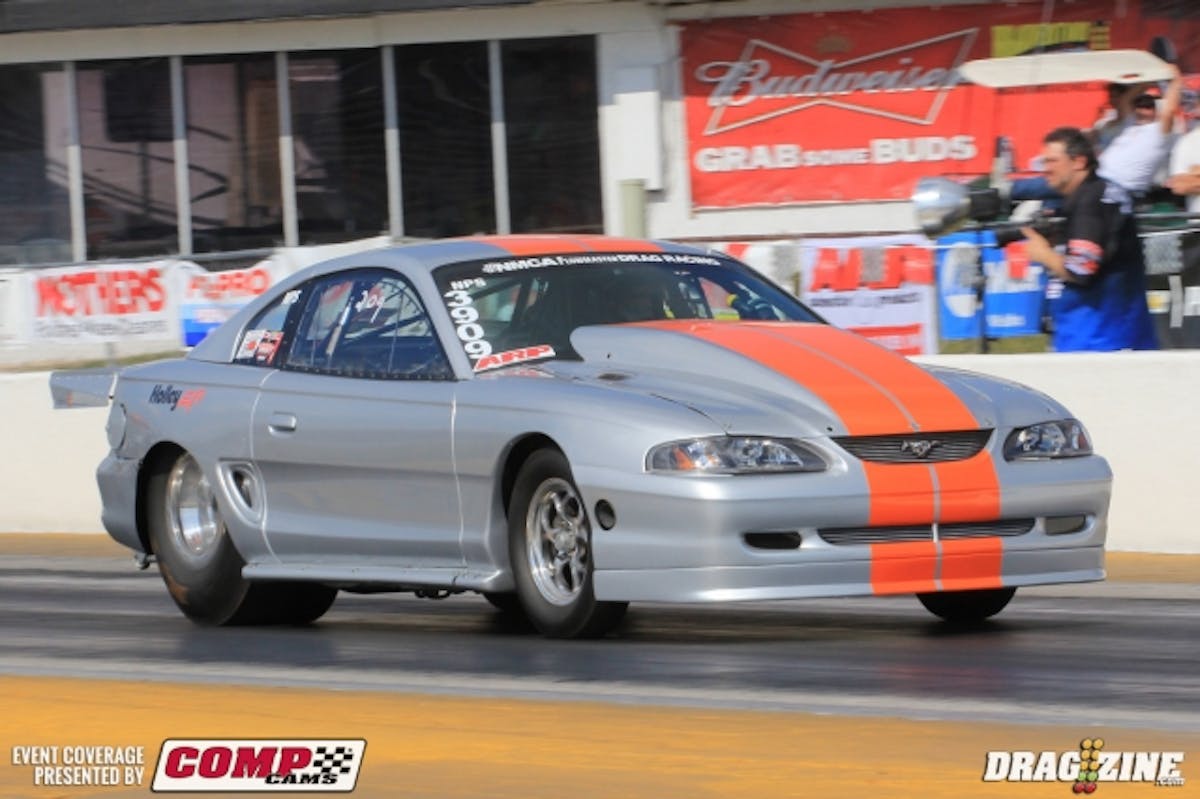 Newcomer to the Nitrous Pro Street class is Jennifer Rice. She ran the full NMCA tour last year in Open Comp with her father Ed RIce. her 9.53 at 143 was on motor only and Ed is  setting up a nitrous system  on the car tonight for Saturday's qualifiying.