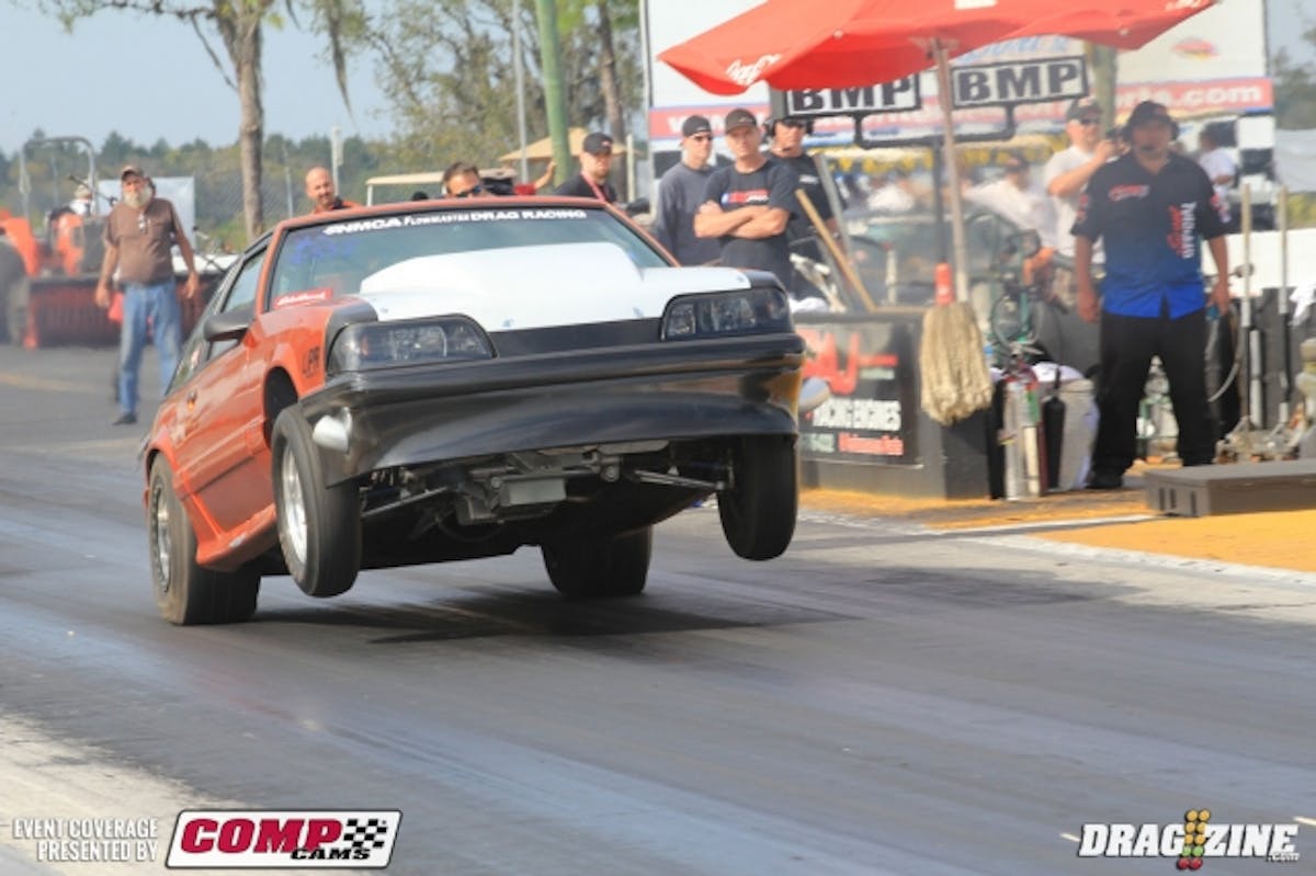 Jason Hoots is a late addition to Xtreme Street making a run in the final session today. The Mooresville, North Carolina racer left wheels up and ran it out to an 8.60 at 156 MPH to take fifth in the field.