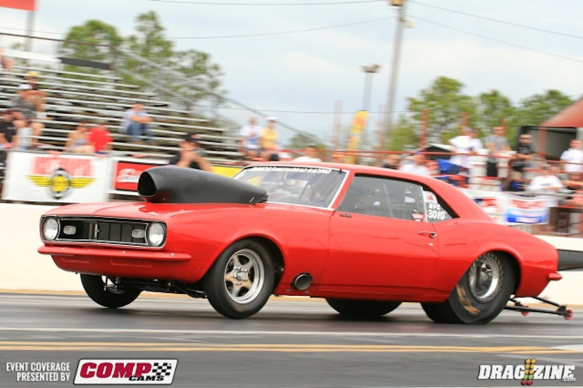 John Trobiani ran just one hundreth behind his qualifying ET with a 7.523 at 180 on an earned single in ARP Nitrous Pro Street.