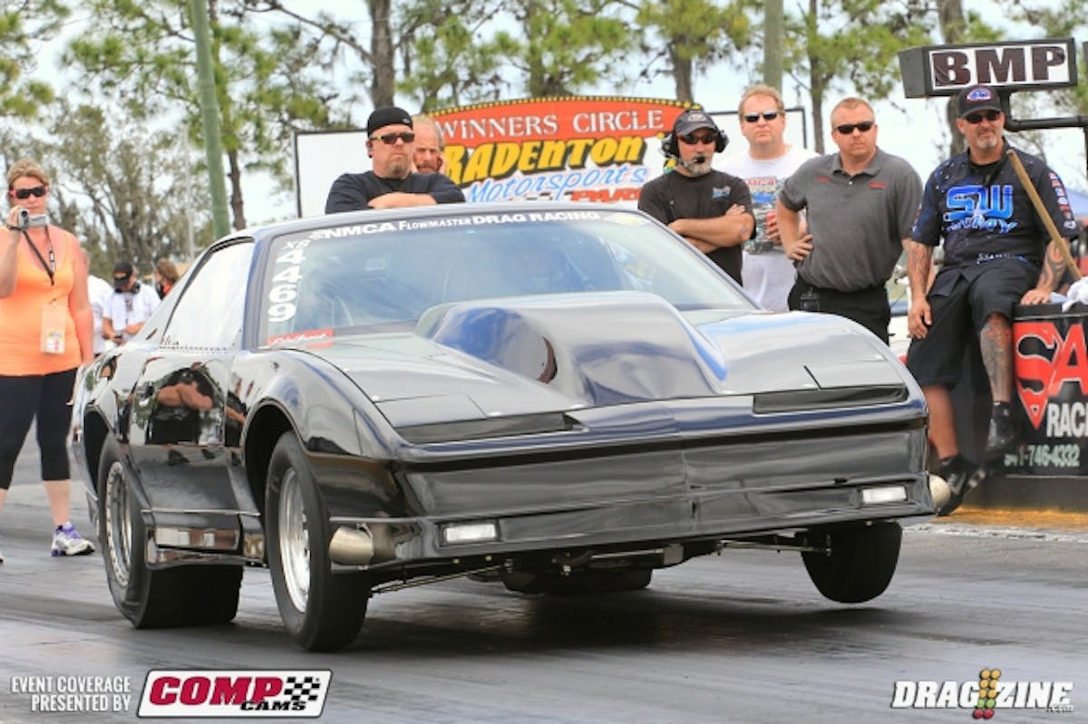 Steven Wardlow set low ET in round one of Edelbrock Xtreme Street with a 7.92 at 174.