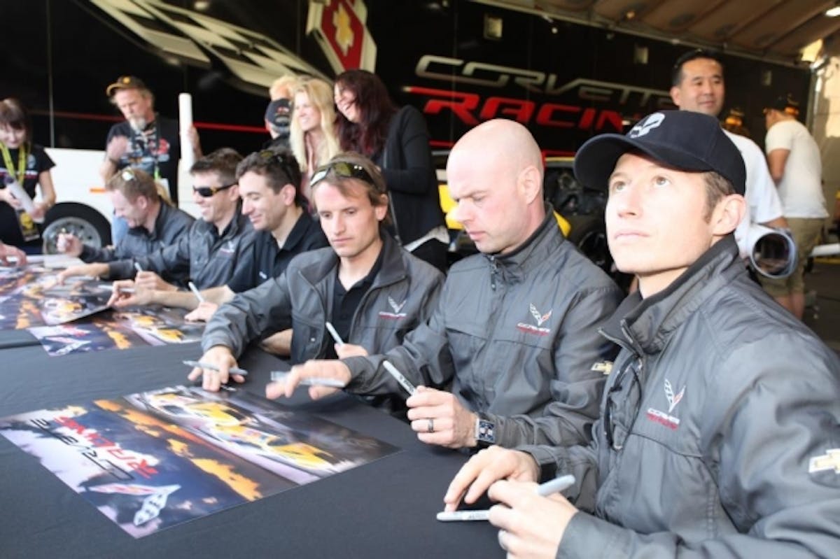 Drivers Autograph session