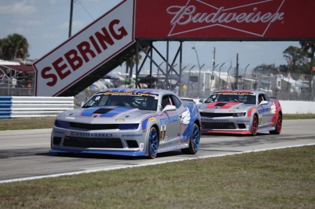 Robin Liddell won the Continental Tires Sportscar Challenge on Friday in the Stevenson Camaro