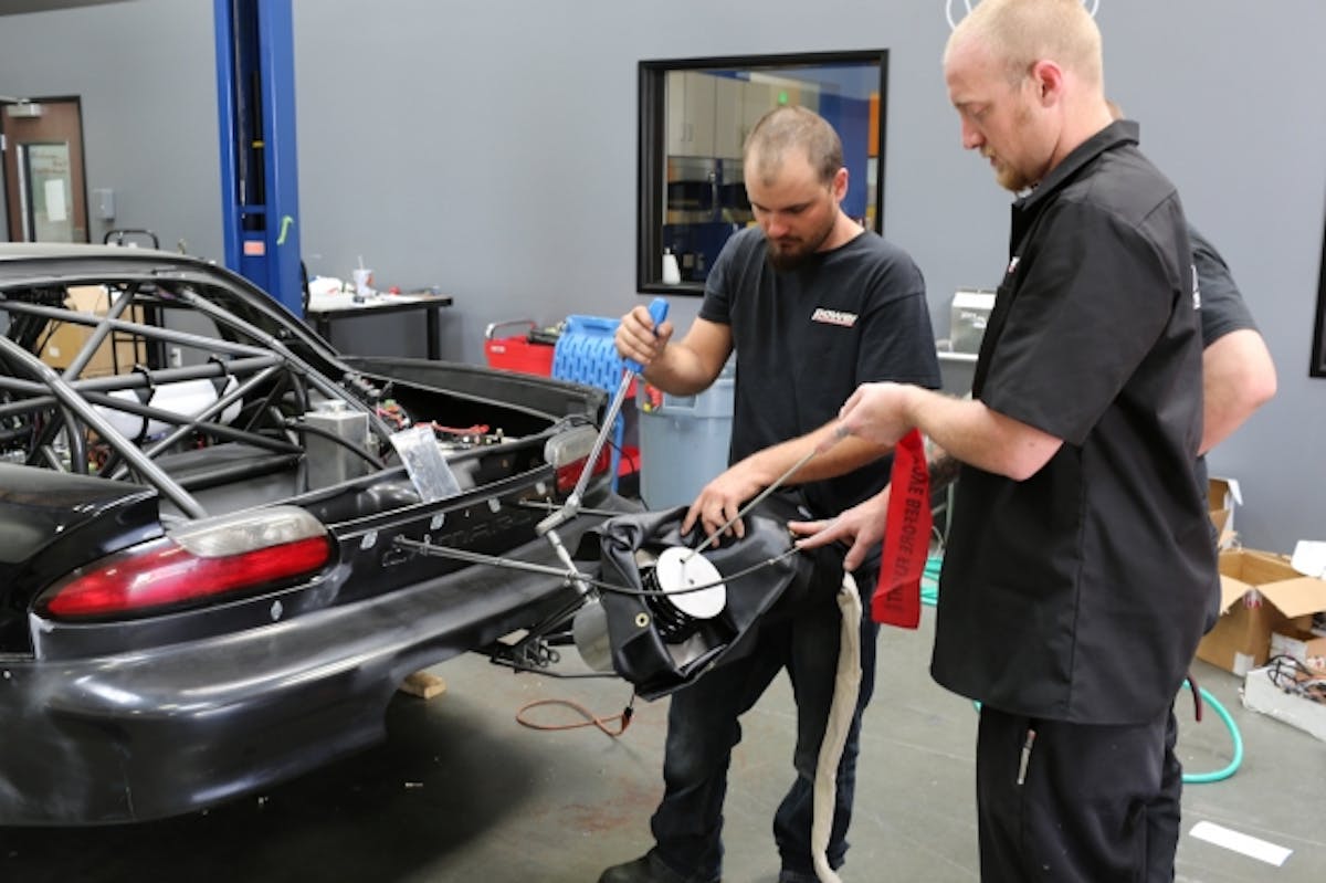 Thanks to our offseason upgrades, Project BlownZ is now the recipient of a pair of brand-new mechanical-launcher Stroud parachutes.