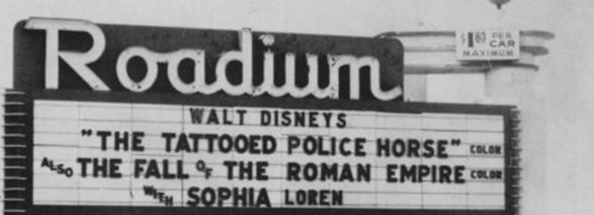 Roadium Drive-In Theater 1964