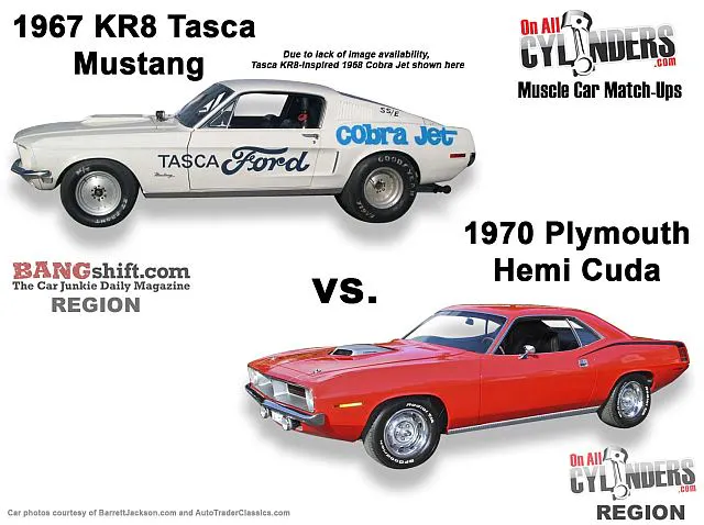 Final Four March Muscle Car Madness Tasca Mustang vs Hemi Cuda