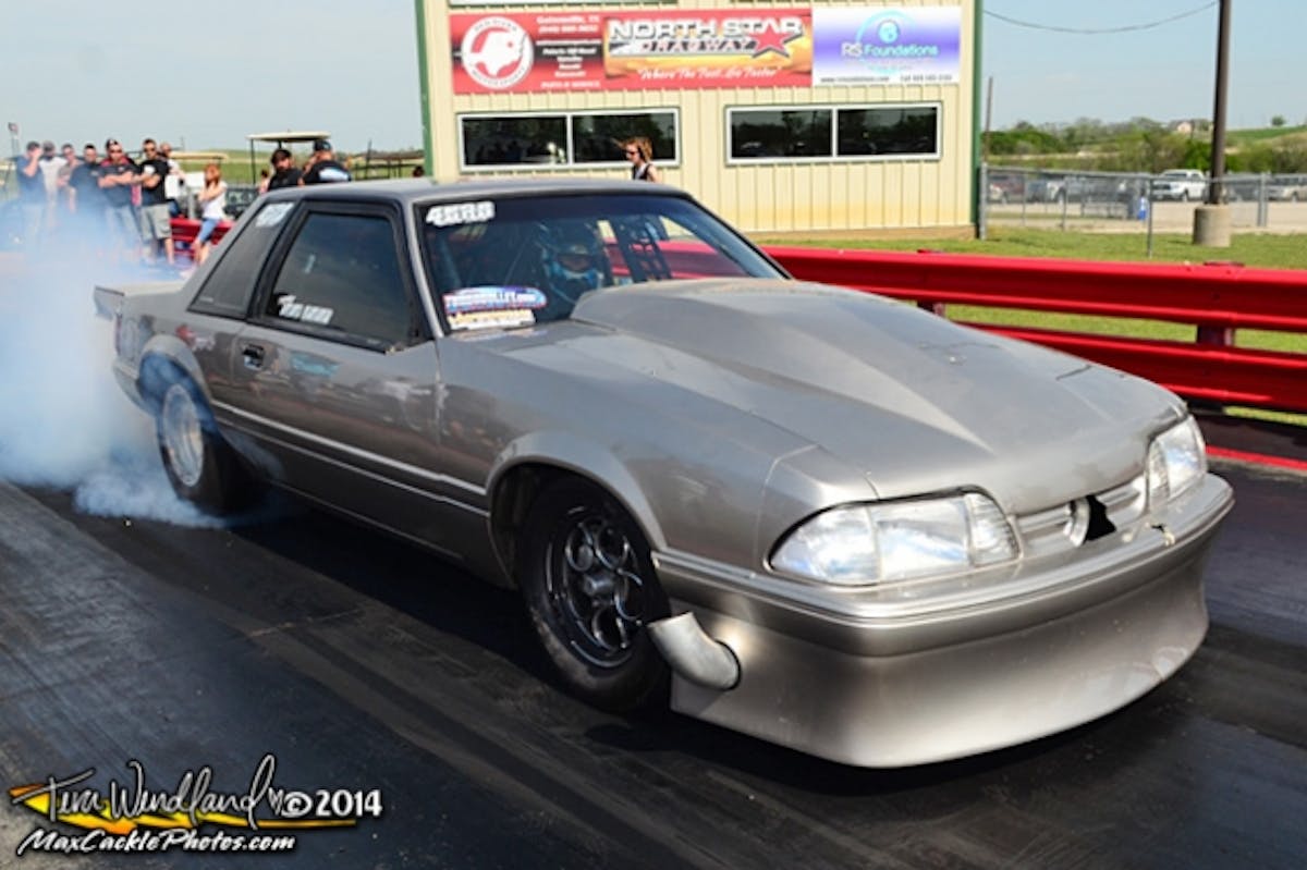 EX275 champion Todd Moyer and his turbocharged Ford Mustang.