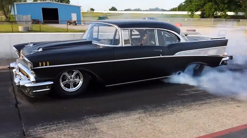 Jeff Lutz Shakes Down The New 'Evil Twin' 1957 Chevy In Oklahoma