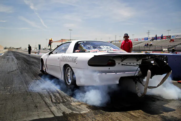 The racetrack was in good shape from the NMCA Crew, giving us a pretty good and consistent platform to run low 7s on. This was an improvement from the track in June which was tricky at best. We could have run 6s but ran out of time. Seemed to be a theme this year.