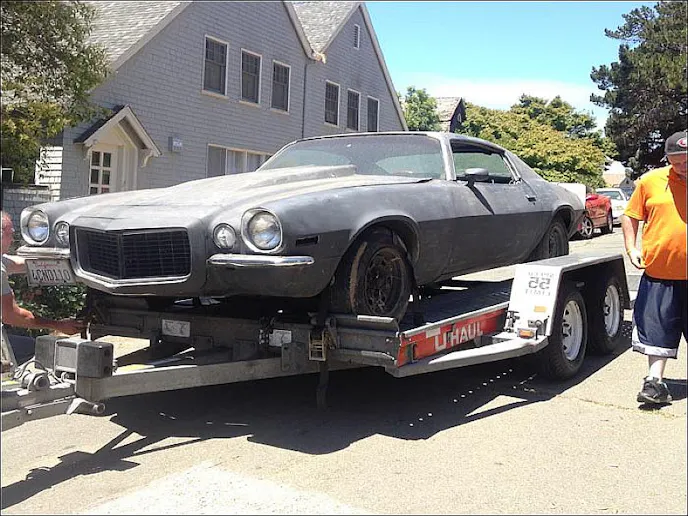 1970 Camaro RS engine bay