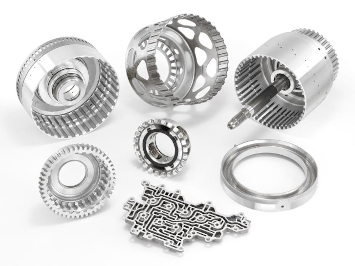 Lightweight internal components made from aluminum and magnesium help the new transmission to come in several pounds lighter than the previous 6L80.