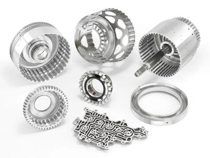 Lightweight internal components made from aluminum and magnesium help the new transmission to come in several pounds lighter than the previous 6L80.