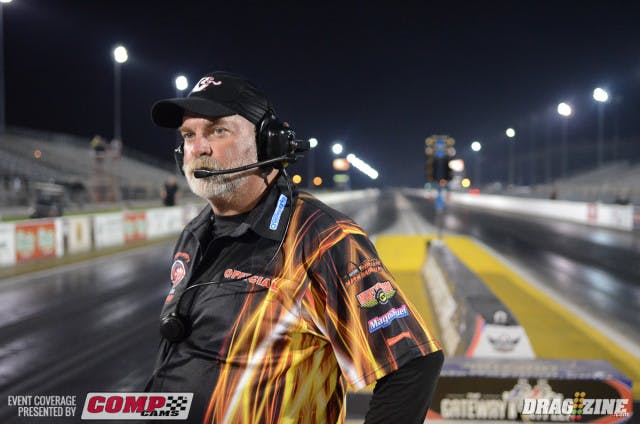 NHRA Mello Yell Drag Racing Series chief starter Mark Lyle is here this weekend serving as the official starter of the Anarchy at the Arch. 