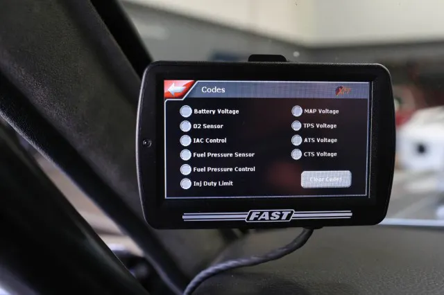 The eDash will even tell you if there is an issue with any of the installed engine sensors.
