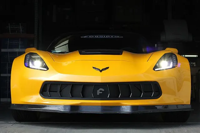 Corvette C7 Forgiato active grille
