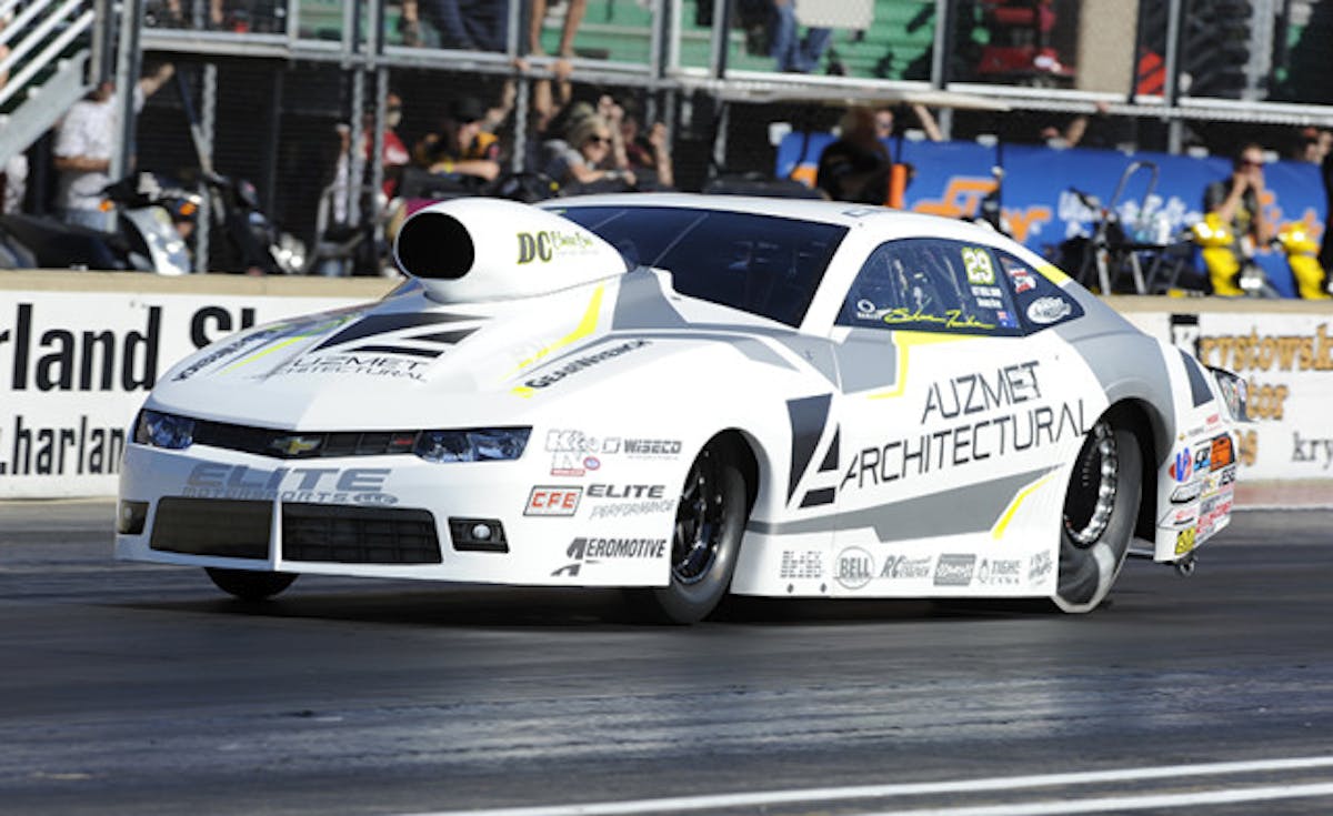 Australian Pro Stock star and NHRA rookie Shane Tucker. Image courtesy NHRA/National Dragster