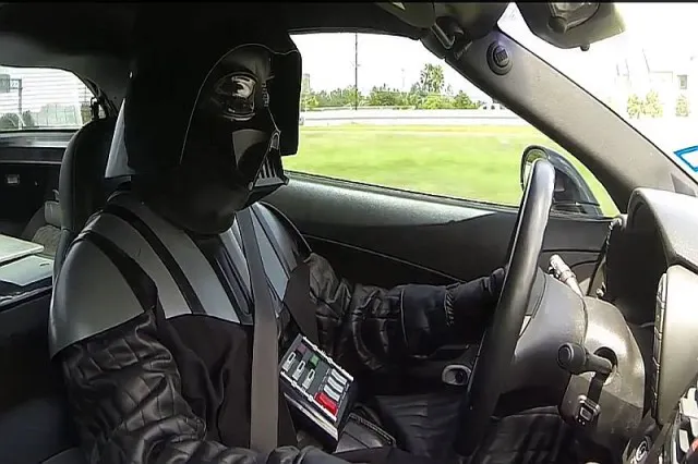 star wars drag race darth vader