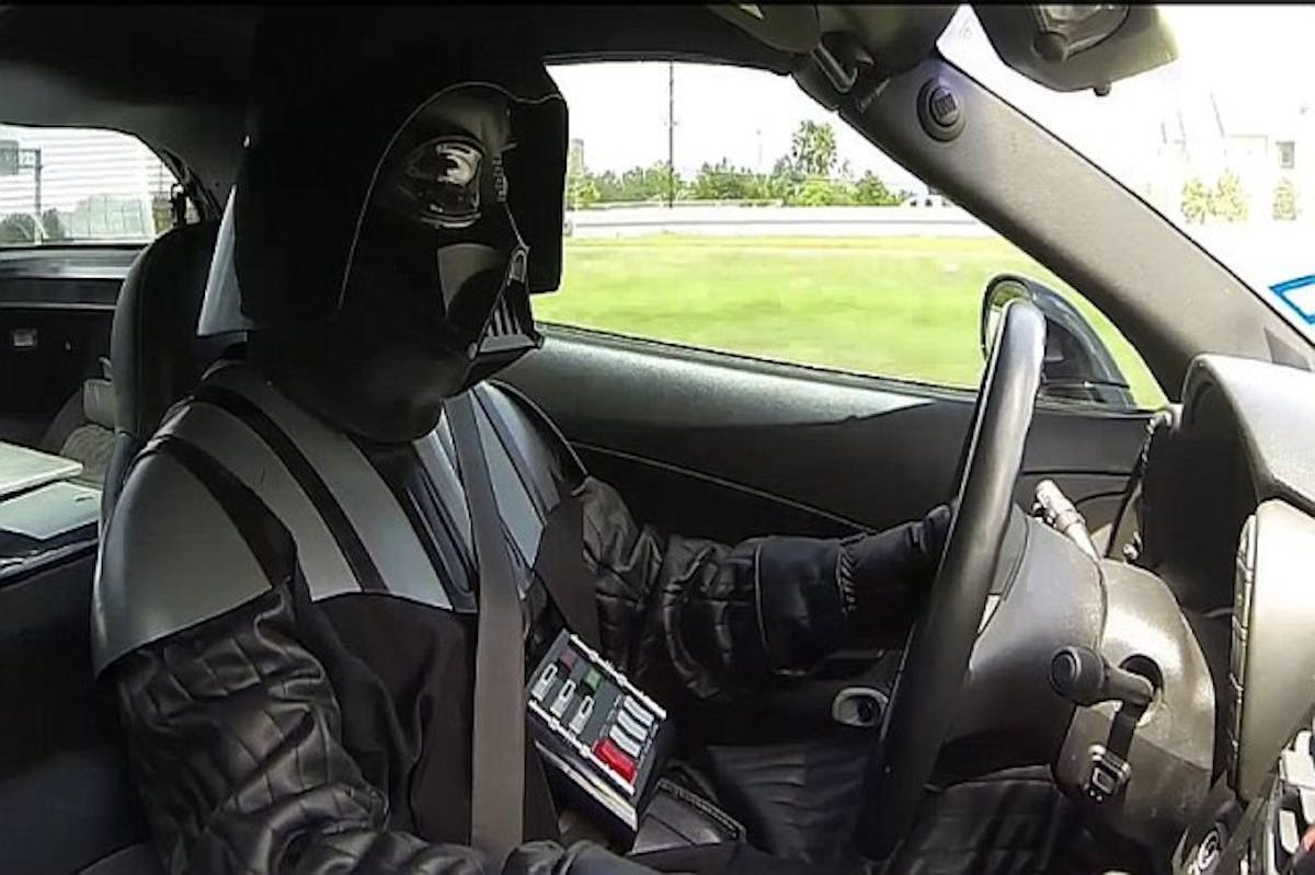 star wars drag race darth vader