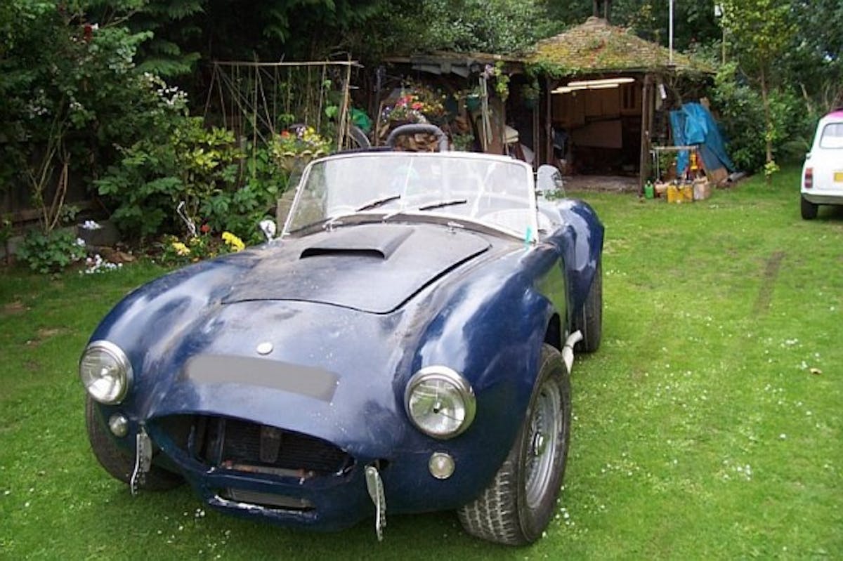 AC Cobra backyard