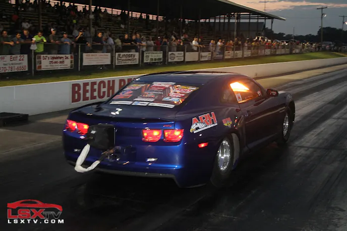 Bill Trovato's fourth qualifying pass ended with a bang...