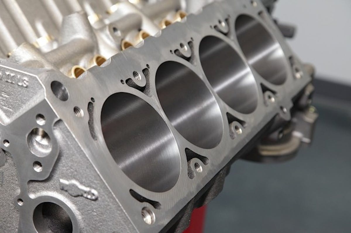 Our Motown LS block awaiting the goodies for installation.