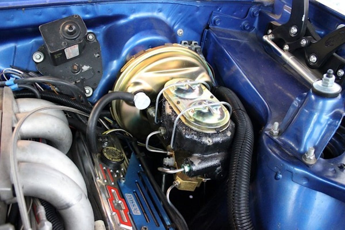 We spray painted the master, but screwed up the paint job when the bottle of brake fluid slipped from our hands.