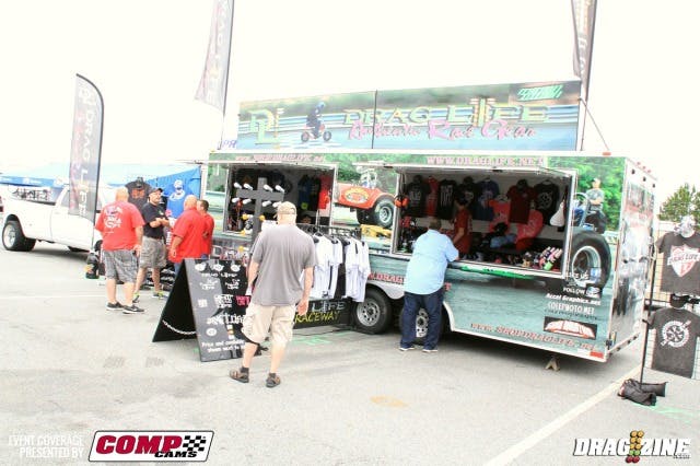 The manufactures midway has many vendors on hand including several new additions. from clothes to engines there is most everything you need for your racecar, including full race cars from Chris Alston's Chassisworks, Racecraft Inc. or TRZ Motorsports.