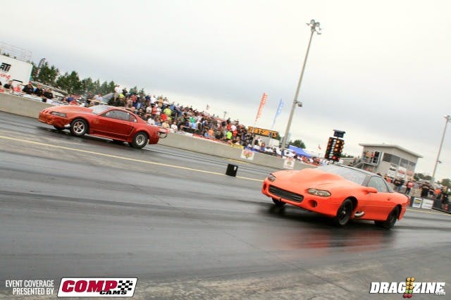 Jeff Cooner was paired with Roger Holder with both racers going red by .003 and .004 respectively, Cooner made a nice run with a 4.19 to Holder's 4.27.