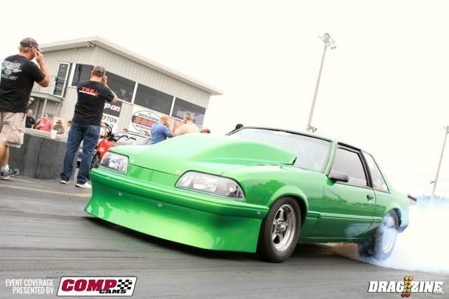 Ultimate Street was the next class to run this morning with Josh Nesbitt and Bart Tobener the first pair of cars out. Tobener was late on the tree with a .139 with just .002 separating the ET, a 5.179 to Nesbitt's 5.197.